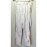 A4 Baseball Pants White Polyester Men's Baseball Pants Size Small