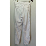 A4 Baseball Pants White Polyester Men's Baseball Pants Size Small