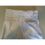 A4 Baseball Pants White Polyester Men's Baseball Pants Size Small