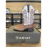 ARIAT QUICKDRAW WESTERN BOOT, BEIGE/BROWN Womens 7.5 Medium Width NEW