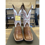 ARIAT QUICKDRAW WESTERN BOOT, BEIGE/BROWN Womens 7.5 Medium Width NEW
