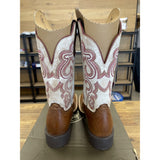 ARIAT QUICKDRAW WESTERN BOOT, BEIGE/BROWN Womens 7.5 Medium Width NEW