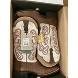 ARIAT QUICKDRAW WESTERN BOOT, BEIGE/BROWN Womens 7.5 Medium Width NEW