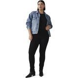 Levi's Womens 311 Shaping Skinny Capri Jeans Soft Black Size 29 Mid Rise NWT