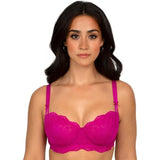 Smart & Sexy SA1465 Womens Temptation Lace Balconette Bra Glamberry