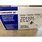 Wagner QuickStop ZD1101 Ceramic Disc Pad Set, Rear Nissan & Others