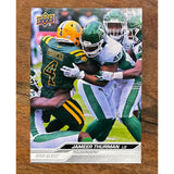 2024 Upper Deck CFL High Gloss #/10 Jameer Thurman 18 Saskatchewan Roughriders