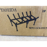 TAFIEDA Fireplace Log Holder. 18 Inches Heavy Duty Solid Steel Fireplace Grate.