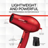 BaBylissPRO Ceramix Xtreme Ceramic Travel Hairdryer, Red NEW