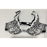 Popiv Women's 2 Piece Lingerie Set Medium Black White Lace NEW