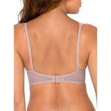 Smart & Sexy SA1388 Womens Sheer Mesh Demi Underwire Bra Bark Mesh