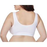 Hanes Just My Size MJ1274 Pure Comfort Front Close Wirefree Bra Size 1X NWT
