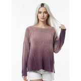 American Eagle Ombre Sweater Women's Size XS Purple Cotton Blend Long Sleeve Pullover