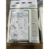 PetSafe Plastic Pet Door Small 5 1/8" X 8 1/4" Flap Opening, NEW