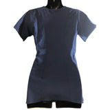 Wonderwink Aero Women's 2XS Medical Scrub Top Navy Blue Poly/Rayon/Lycra NWOT