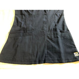 Wonderwink Aero Women's 2XS Medical Scrub Top Navy Blue Poly/Rayon/Lycra NWOT