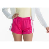 Nike Girls Basketball Athletic Shorts XL (16) Pink Elastic Waist Polyester