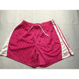 Nike Girls Basketball Athletic Shorts XL (16) Pink Elastic Waist Polyester