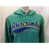 Abercrombie Hoodie Young Woman's XL Green Hooded Sweatshirt