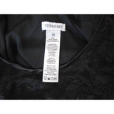 Newberry Girls Pleated Color Block Keyhole Back, Lace Scoop Neck Dress Size 16