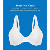Bestform 9700100 Everyday Unlined Cotton Stretch T-Shirt Bra White