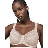 Wonderbra W7477 Full Support Underwire Bra with Gel Straps-BLUSH