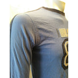 Tommy Hilfiger Boy's Blue Crew Neck Spell Out Long Sleeve T Shirt  Size L