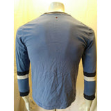 Tommy Hilfiger Boy's Blue Crew Neck Spell Out Long Sleeve T Shirt  Size L