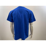 Landshark Lager Cotton T shirt Men's One Size Blue Spell Out Crew Neck T Shirt