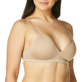 Warner's RM1691W-212 Blissful Benefits Ultrasoft Wire-Free Bra Toasted Almond NWT