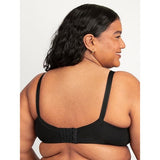 Fruit of the Loom FT994  360 Stretch Plus Size Cotton T-Shirt Bra Black
