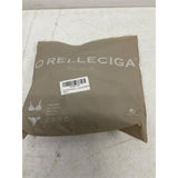 RELLECIGA Women's Scoop Neck Strappy Cutout Sport Bra Medium Brown NWT