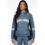 Point Zero Nicole Benisti Women's Mesh Lined Hooded Full Zip Jacket Size M
