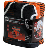 CFL BC Lions Plush Family Blanket 62x90 inches Official CFL Product