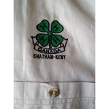 Chatham-Kent 4H Beige Cotton Long Sleeve Men's Large Button Down Shirt