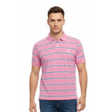 Ralph Lauren Sport Classic Fit Boys Pink Blue Striped S/S Pique Polo Size XL