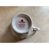 Royal Albert England White Flowered Scalloped Tea Cup & Saucer Set