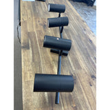 KEESFU Black Ceiling Spotlight Fixture for GU10 Bulbs