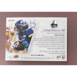 2023 Upper Deck CFL SP Game Used Jersey Agonauts Kurleigh Gittens Jr CFL-KG