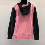Hurley Kid's Pink Hood Sweater Full Zip  Size S-M Cotton