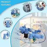 Refrigerator Water Inlet Valve 242252702  Compatible with Frigidaire Kenmore Electrolux Crosley