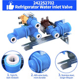 Refrigerator Water Inlet Valve 242252702  Compatible with Frigidaire Kenmore Electrolux Crosley