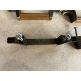 4 Vintage Amerock Brass Look With Wood Handle Door/Drawer Pulls USED