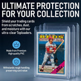 Sports Cards 35PT Top Loader 3x4" Hard Plastic (10 Pack) with soft sleeves