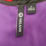 Milano Women's Sleeveless Layered Tank Top Size Small Purple Round Neck Polyester