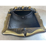 Amerock Carriage House Brass Colored Recessed Bath Soap Dish Grab Bar USED