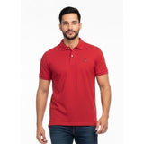 Ralph Lauren Red Cuffed Short Sleeve Crest Logo Men's Pique Polo Shirt Size L