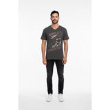 Duke's Harley Davidson Chatham-Kent Men's Large Gray Graphic T Shirt Cotton Blend Short Sleeve Crew Tee