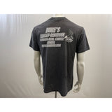 Duke's Harley Davidson Chatham-Kent Men's Large Gray Graphic T Shirt Cotton Blend Short Sleeve Crew Tee