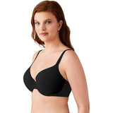 Wacoal 853387 Womens Shallow Top Shape Revelation T-Shirt Bra 38DD Black NWT